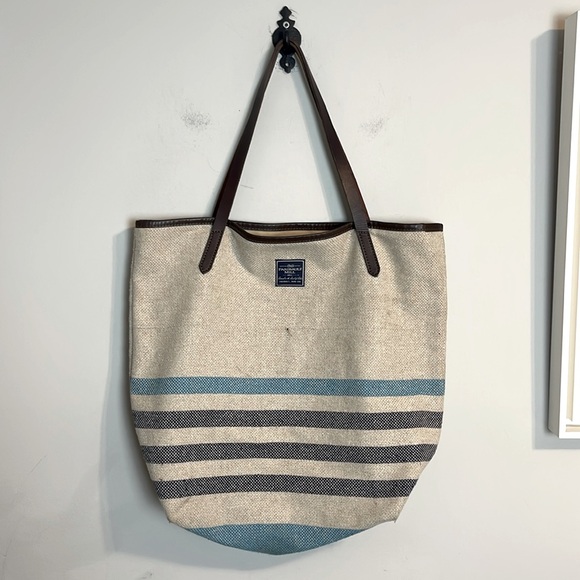 Fairbault woolen Mill large tote bag boat beach pool - Picture 1 of 11